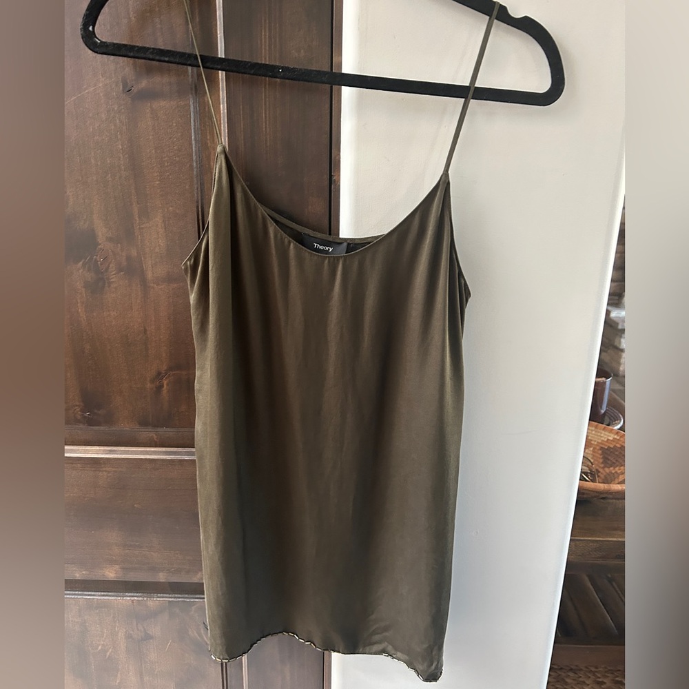 Theory Olive Green Tank
